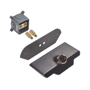 Súng màu xám đồng thau nhiệt độ không đổi hiển thị kỹ thuật số tuyệt ánh sáng vòi hoa sen đặt bồn tắm ẩn Thác áp lực vòi hoa sen đặt - Product Image 3