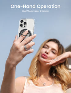 Anillo de Soporte <span class=keywords><strong>para</strong></span> Teléfono Lamicall STRR02 de Lujo con Brillantina, Rotación de 360 Grados, Agarre Magnético <span class=keywords><strong>para</strong></span> Teléfono, Anillo de Dedo Brillante <span class=keywords><strong>para</strong></span> <span class=keywords><strong>Chicas</strong></span> y Mujeres - Product Image 2