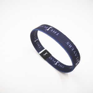Pulseras Elásticas Personalizadas de Poliéster con Logotipo Impreso, de Alta Calidad, al por Mayor, con Logotipo Personalizado - Product Image 5