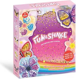 Kit de loisirs créatifs DIY pour enfants, thème Licornes et Princesses, avec paillettes, pour la création de porte-clés, produit phare - Product Image 1