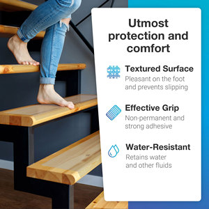 Pedate per scale trasparenti per PC antiscivolo, tappeti per scale per gradini <span class=keywords><strong>in</strong></span> <span class=keywords><strong>legno</strong></span>, scale Runner - Product Image 2