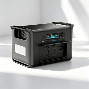 ระบบเครื่องกำเนิดไฟฟ้าพลังงานแสงอาทิตย์แบบพกพาพร้อมแบตเตอรี่ LiFePO4 2400W คลื่นไซน์บริสุทธิ์ ประสิทธิภาพสูง สำหรับใช้ในบ้าน - Product Image 6