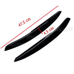 Paire de garnitures autocollantes pour phares avant de voiture, type sourcils, pour VOLKSWAGEN VW POLO MK5 2011-2022, décoration de phares - Product Image 3