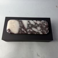 Pot d'apothicaire en marbre Calacatta naturel avec couvercle, conteneur de rangement en pierre de luxe, boîte à pilules, décoration pour hôtel et maison, taille personnalisée