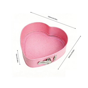 Moule à gâteau créatif en forme de cœur en <span class=keywords><strong>acier</strong></span> au carbone MIXWARES, écologique, avec fond amovible et système de verrouillage - Product Image 3