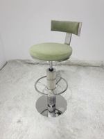 Tabourets de bar pivotants de luxe en acier inoxydable doré, chaise haute de bar pour comptoir de cuisine
