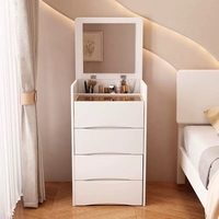 Vente en gros d'usine de miroir maquillage table de chambre à coucher coiffeuse maquillage éclairé moderne vanité