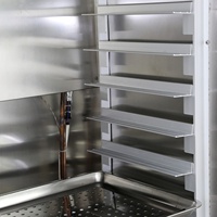 Congélateur à plaques automatique commercial à 10 plateaux avec dégivrage rapide du refroidisseur à soufflage pour le stockage des aliments congelés