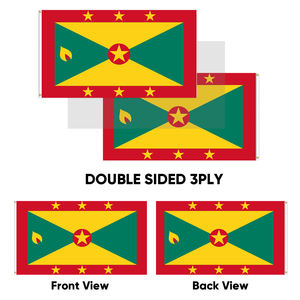 ขายส่ง 3x5ft Grenada ธง 68D/100D โพลีเอสเตอร์ปรับแต่งทุกชาติจัดส่งที่รวดเร็วซัพพลายเออร์ที่เชื่อถือได้จัดส่งที่รวดเร็ว - Product Image 4