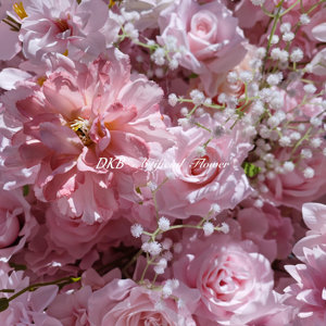 Arco de flores de boda al por mayor, arreglo de arco de flores de boda, decoración de arco de flores rosas - Product Image 6