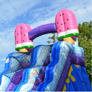 <span class=keywords><strong>Toboggan</strong></span> aquatique commercial de 15 pieds sur le thème de la crème glacée <span class=keywords><strong>avec</strong></span> <span class=keywords><strong>piscine</strong></span>, idéal pour la location événementielle et le divertissement (vente en gros) - Product Image 5