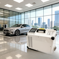 Nueva Estación de Carga Móvil para Vehículos Eléctricos 7-40kW CCS2 Gun OCPP 1.6J Tipo para Flotas Jinghu TA-DC-MD-B