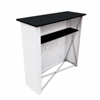Table de station pliable pour porte-clés par sublimation, idéale pour les événements de mariage, les photobooths et comme comptoir portable pour les salons professionnels