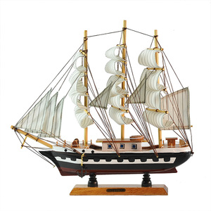 Decorazione per la casa artigianato <span class=keywords><strong>in</strong></span> legno stile nordico mare serie 20cm <span class=keywords><strong>barca</strong></span> <span class=keywords><strong>da</strong></span> <span class=keywords><strong>pesca</strong></span> decorazione <span class=keywords><strong>regalo</strong></span> di compleanno artigianato fatto a mano - Product Image 2