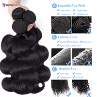 12A Indien Temple Vietnamien Cheveux Corps Vague Bundles 100% Vierge Cheveux Humains Armure Bundle Brésilien Remy Extension De Cheveux Vendeur
