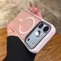 Coque Translucide Givrée pour iPhone 17 Air 16 15 14 13 Pro Max Plus avec Chargement Magnétique Sans Fil et Finition Mate