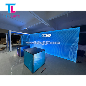 TIANLANG 20x20ชั้นวางอะคริลิคเก็บของอลูมิเนียม backlit แสดงสินค้าบูธแสดงสินค้า - Product Image 1