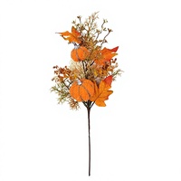 Décoration florale artificielle d'automne pour couronne de Thanksgiving, centre de table, décoration intérieure, fleurs en soie en gros