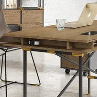 Table de bureau au design moderne pour ordinateur, emballage d'ordinateurs, table de bureau,