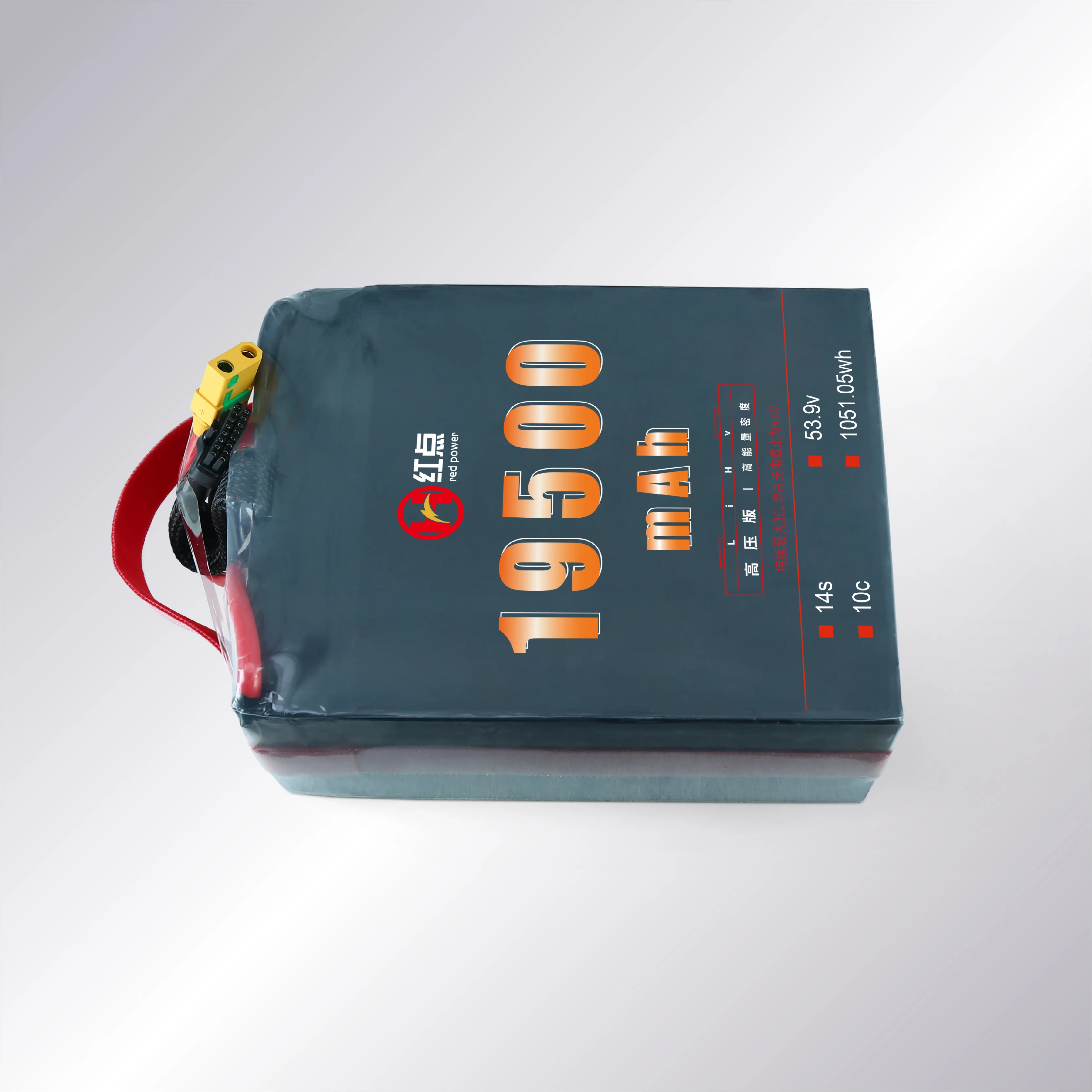 53.9V 19500mAh 19.5Ah14S हाई वोल्टेज बैटरी ली-पो निर्माण HD UAV पावर ड्रोन बैटरी UAV फिक्स्ड-विंड Vtol मल्टी-रोटर