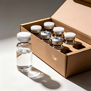 Mini flacons de stockage en verre doublés de mousse antichoc, avec bouchon hermétique en aluminium argenté, conteneurs transparents à col serti - Product Image 1