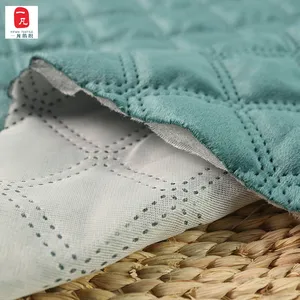 velvet ultrasonic pressure cotton fabric production and processing flannelette quilting fabric