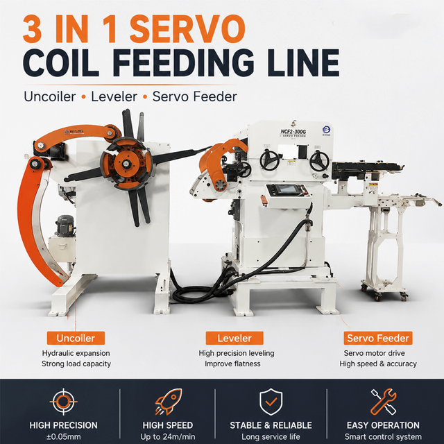 High Precision Steel Roll Uncoiler Feeder Flat Steel Straightening Machine 3 1 Decoiler Straightening Feeder Motor Core