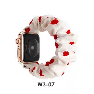 <span class=keywords><strong>Bracelet</strong></span> Scrunchie pour <span class=keywords><strong>Apple</strong></span> <span class=keywords><strong>Watch</strong></span> 49/45/41/40/44mm Iwatch 42/38mm <span class=keywords><strong>Bracelet</strong></span> extensible pour femme et fille Série 5 4 3 2 7 Se 8 ultra - Product Image 5