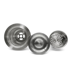 Stainless Steel Sink Drain Assembly 08S Brushed Finish Lifting Type Kitchen Sink Accessory - Product Image 4