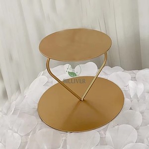 Ijzeren Dessert Tafel Cake Decoratie Display Rek Lade Trouwtafel Doos Op Maat Wit Staat Moderne Cake Tools Duurzaam - Product Image 3