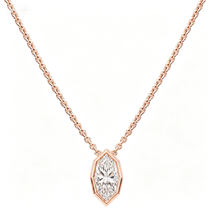 <span class=keywords><strong>Collana</strong></span> con Pendente in Moissanite Taglio Marquise da 1ct, Argento S925 con Micro Incastonatura, OEM/ODM - Product Image 4