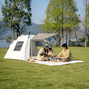 เต็นท์ครอบครัว Natureike <span class=keywords><strong>Ango</strong></span> S แบบป๊อปอัพ พร้อมกันสาดขนาดใหญ่ กันน้ำ สำหรับตั้งแคมป์ ปิกนิก และเดินป่า - Product Image 5