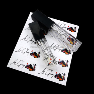 Botella de bálsamo labial transparente de plástico vacío de 15 ml Maxfree, tubo exprimidor de brillo de labios de 15 ml para brillo de labios con tapa superior dorada y plateada - Product Image 3