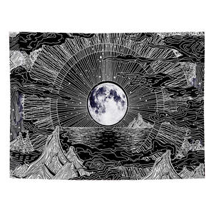 Alta calidad 100% poliéster 3D impresión bosque árbol Hippy <span class=keywords><strong>tapiz</strong></span> colgante de <span class=keywords><strong>pared</strong></span> - Product Image 4