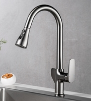 Robinet de cuisine intelligent à affichage numérique, trois niveaux d'extraction d'eau, avec cartouche céramique, monotrou