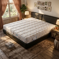 Matelas à ressorts en gel matelassé diamanté, ultra-doux, respirant, durable, sensation premium pour chambre de luxe