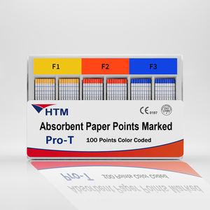 HTM materiali di consumo per apparecchiature odontoiatriche dentistiche laboratorio dentale canale radicolare assorbire i materiali dentista ha segnato i punti di carta assorbenti sterili - Product Image 1
