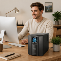 APC Schneider SMC1000I2U-CH Onduleur en rack 1KVA pour entreprise, interactif en ligne avec batterie intégrée
