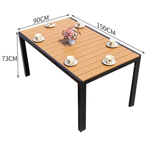 Set di <span class=keywords><strong>Tavolo</strong></span> e <span class=keywords><strong>Sedie</strong></span> da <span class=keywords><strong>Giardino</strong></span> in Teak dal Design Moderno per Esterni - Product Image 5