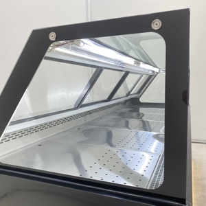 Réfrigérateur commercial pour supermarché, vitrine réfrigérée pour viande et charcuterie, avec porte vitrée à dégivrage automatique et refroidissement par ventilateur LC - Product Image 6