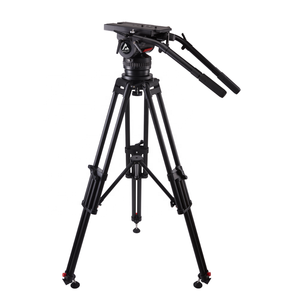 Sistema de Trípode de Video de Aluminio de Alta Resistencia MagicLine, Carga Útil de 100 kg, Diámetro de 150 mm con Base Plana de 4 Pernos para Transmisión, <span class=keywords><strong>Cine</strong></span>, Televisión y Estudio - Product Image 1