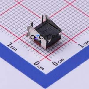 TAS-608R-V-T/R Tactile Switch SMD Switch Single Pole Single Throw Round Button Horizontal Mount 7.55mm - Product Image 2