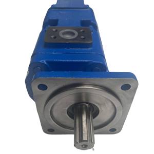 Bomba de engranajes para maquinaria de construcción Huamao, serie JHP1-1 de doble enlace. Funcionamiento estable. Personalizable. - Product Image 3
