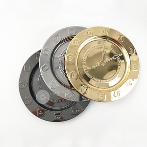 Piatto Decorativo in Metallo per Matrimoni, 12 Pollici, Acciaio Inossidabile Oro/Argento/Nero, <span class=keywords><strong>Sottopiatti</strong></span> in Metallo - Product Image 1