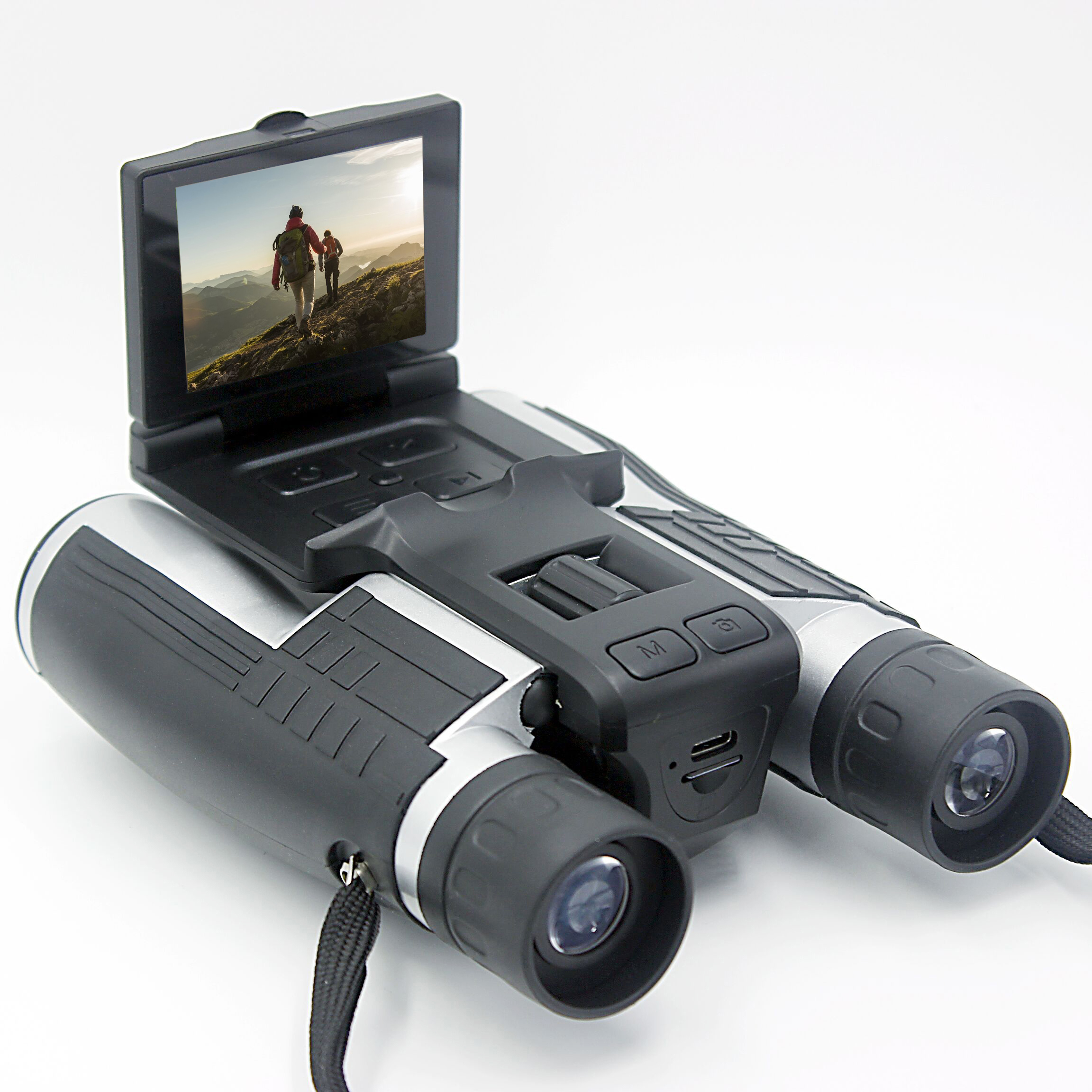 2022 Новые 2,5 K 1080P бинокль цифровая камера бинокль, маленького размера, круглой формы с диаметром 32 мм объектива 8-кратный цифровой зум бинокулярная камера