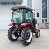 Tracteur agricole 50HP 60HP 70HP 80HP Minitracteur pour l'agriculture avec cabine