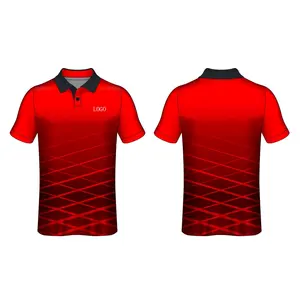 Custom design poliéster secagem rápida sublimação esporte golfe camisa