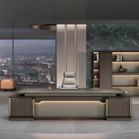 Ensemble de bureau moderne pour cadres, mobilier de bureau, bureau de direction, table de travail, différents choix de tailles