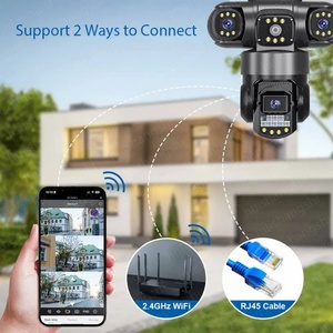 V380 Pro Real 3Lens 8K 15MP 4g Wifi <b>Wireless</b> IP Network CCTV Cameras <b>Security</b> Bullet PTZ Auto Track Surveillance Outdoor <b>Camera</b> - Product Image 4