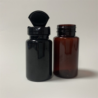 Capsules en plastique pour les animaux de compagnie, 100cc/150cc, personnalisable, vide, transparentes, bouteille pour les complément vitamines, avec emballage, 50 pièces